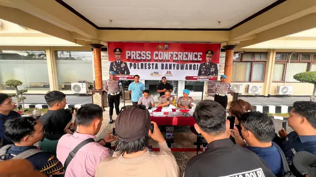 ​ Bongkar Sindikat Penimbunan Solar Bersubsidi, Polresta Banyuwangi Sita 5.200 Liter