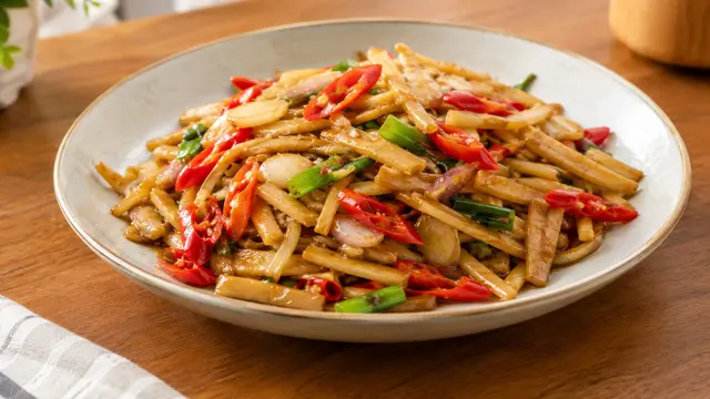 Resep Tumis Rebung Pedas