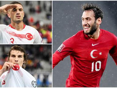 Timnas Turki dengan sederet pemain berkelasnya diprediksi akan menjadi tim kuda hitam dalam Euro 2020. Berikut lima pemain kunci yang bisa diandalkan Senol Gunes di ajang Piala Eropa nanti.