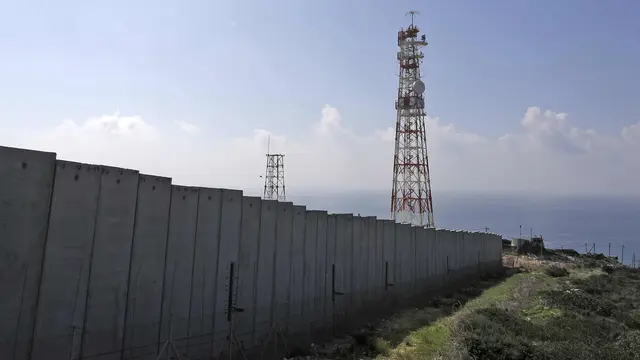 Israel Bangun Tembok Pemisah di Perbatasan Lebanon