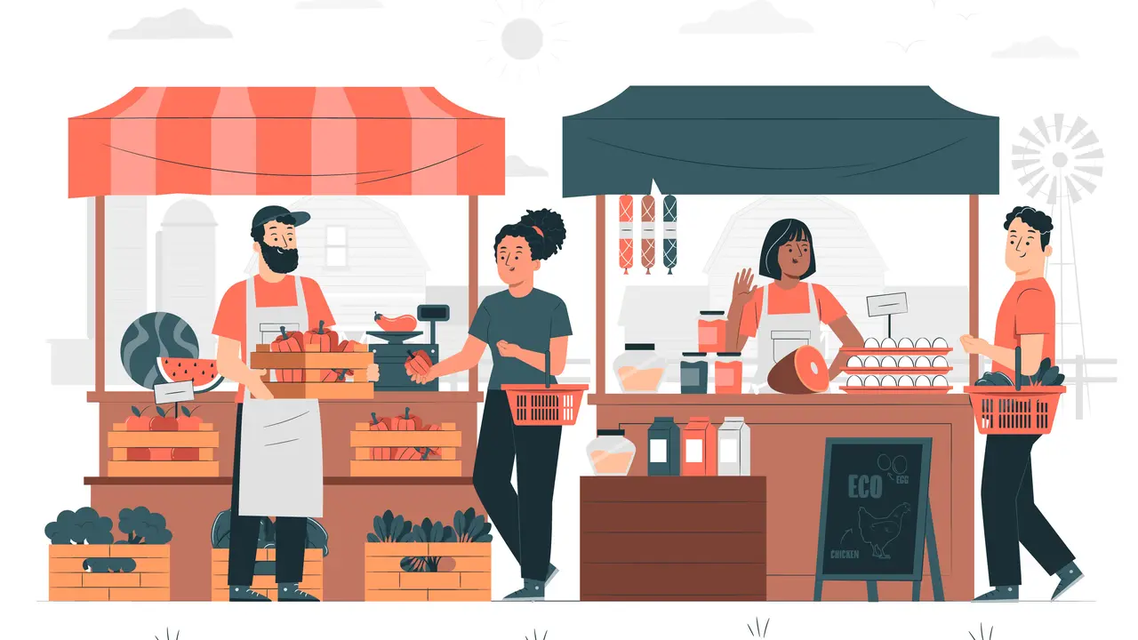 Ilustrasi jual beli