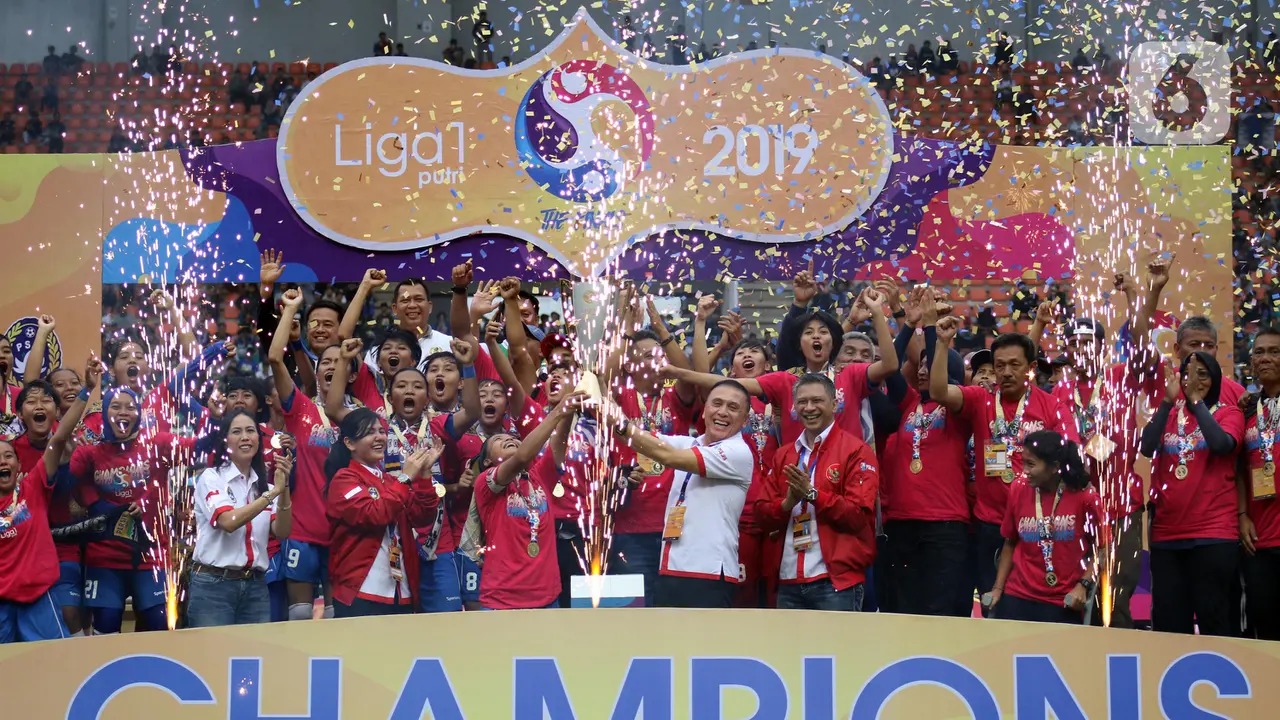 Persib Putri Kampiun Liga 1 Putri 2019