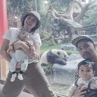 Jessica Iskandar dan anak ke Taman Safari (Instagram/inijedar)