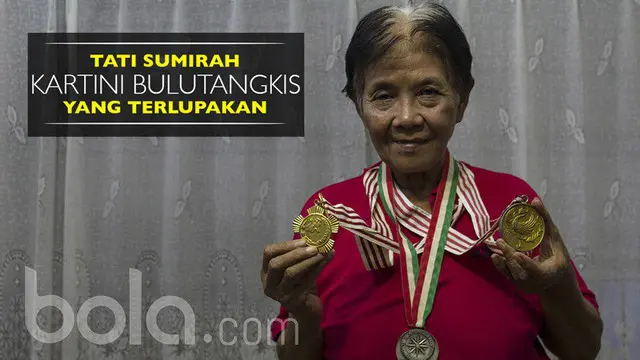 Berita video wawancara dengan salah satu "Kartini" di bulutangkis Indonesia yang terlupakan, Tati Sumirah.