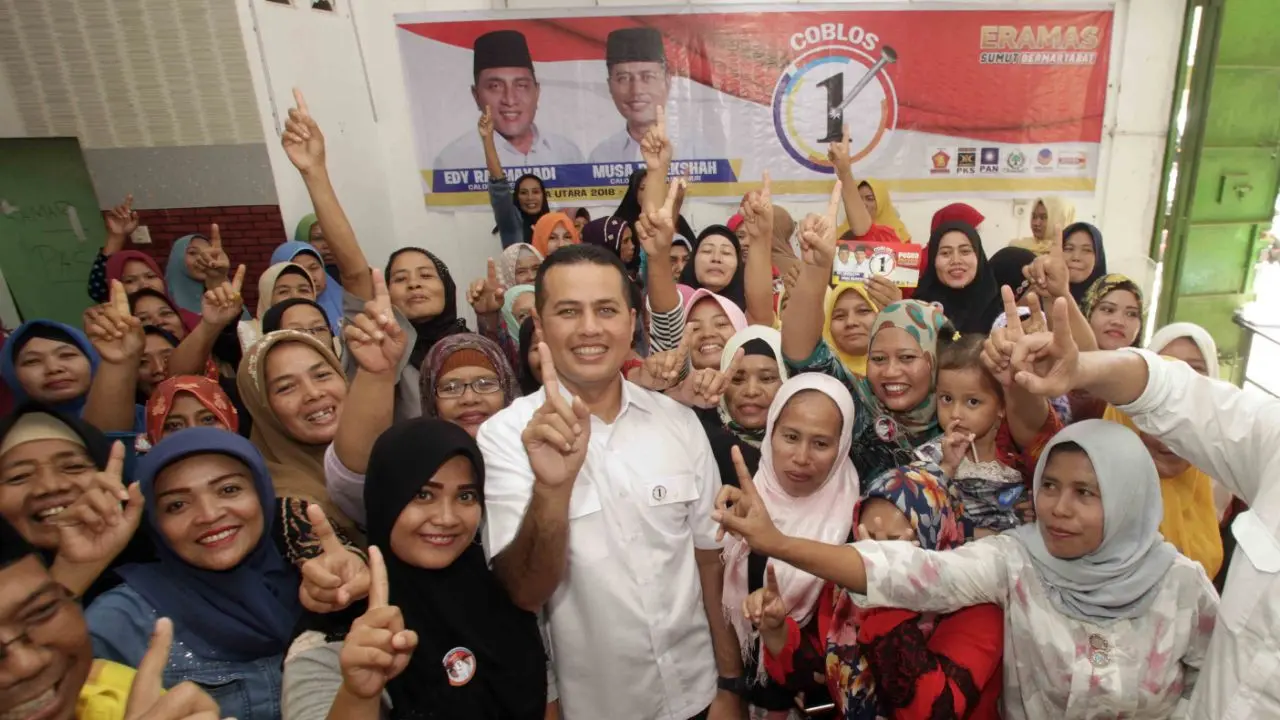 Cawagub Sumut Musa Rajekshah atau Ijeck. (Liputan6.com/Reza Efendi)
