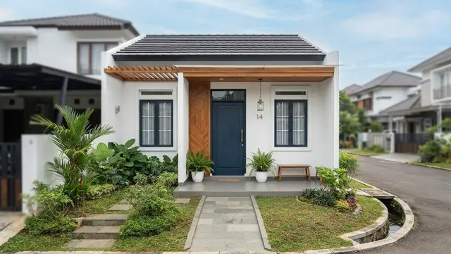 Pilihan Warna Pintu untuk Rumah dengan Dinding Putih