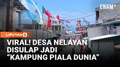 Di saat kemeriahan Piala Dunia 2026 dirasakan lewat layar televisi di berbagai daerah, warga Desa Pambusuang, Kecamatan Balanipa, Kabupaten Polewali Mandar, Sulawesi Barat, menghadirkannya secara nyata di lingkungan tempat tinggal mereka. Kampung pes...