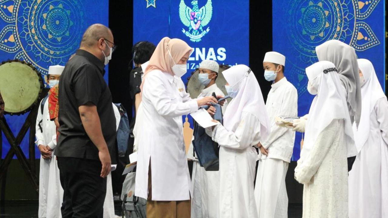 BAZNAS dan Media Group Berbagi Kebahagiaan Ramadhan Bersama 5.000 Anak Yatim.