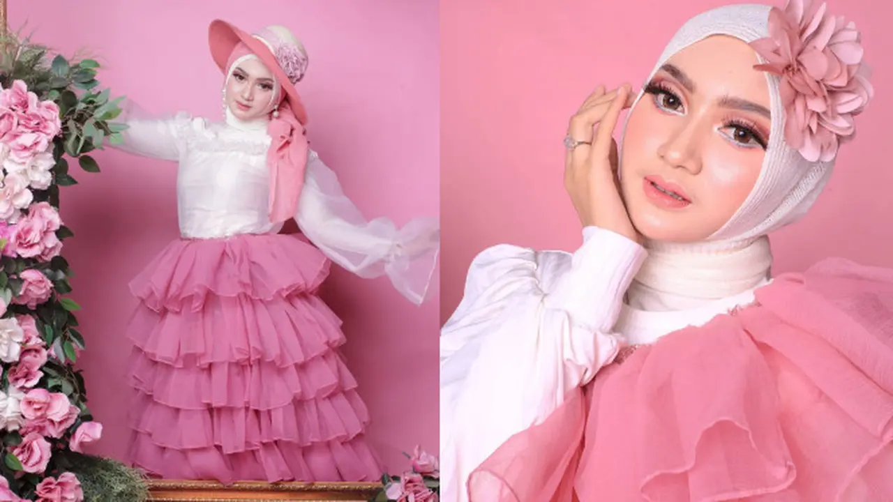 Gaya Pemotretan Jihan Audy Dalam Tema Serba Pink