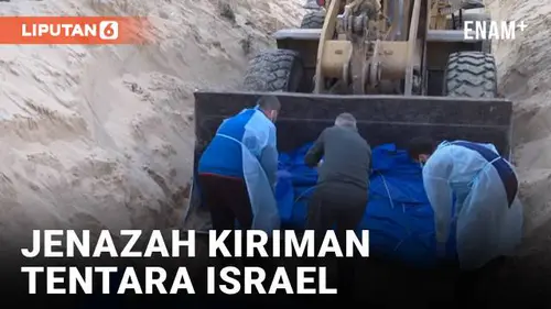 VIDEO: Pemakaman Puluhan Jenazah Kiriman Militer Israel