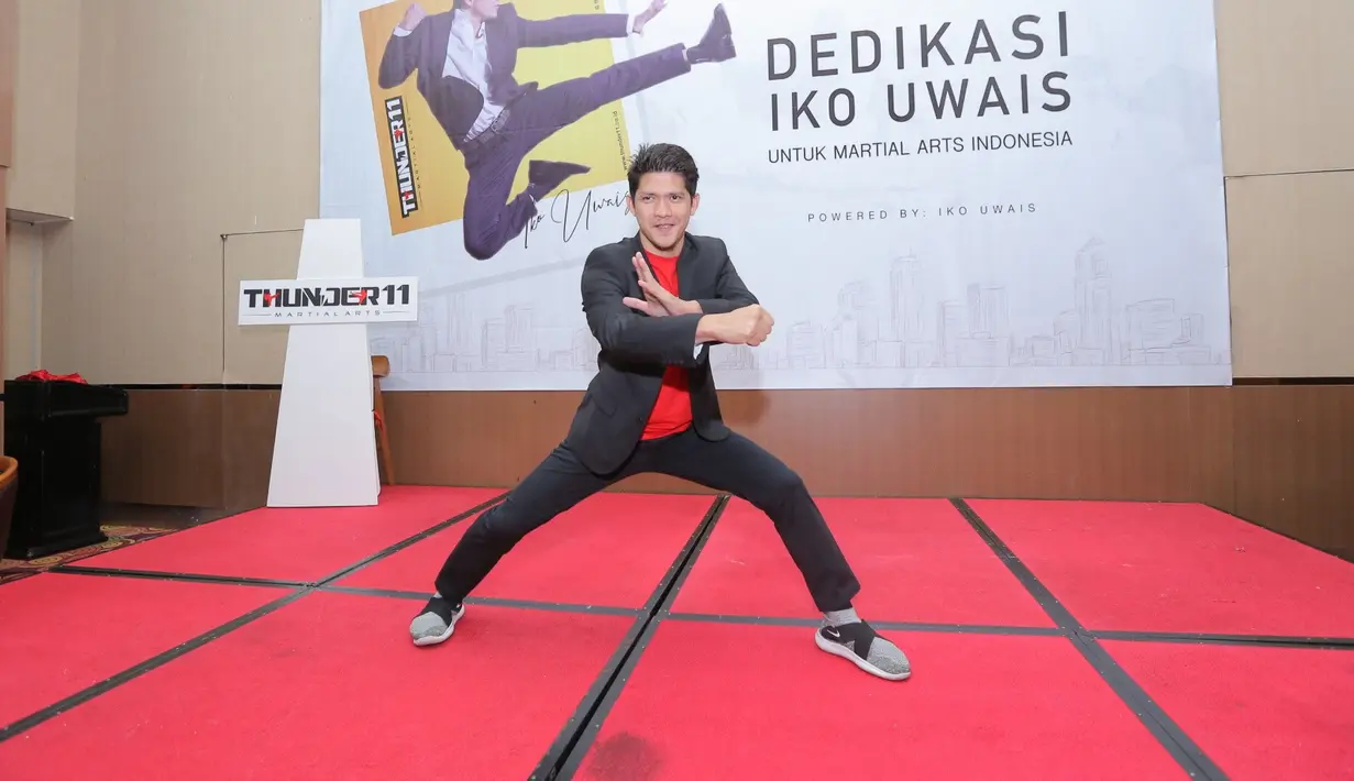 Bintang film The Raid itu mengaku bersyukur memiliki istri Audy. Selain setia, juga selalu mensupportnya. Ia tak akan peduli apa yang akan dikatakan orang lain pada istrinya. (Deki Prayoga/Bintang.com)