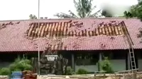 Puting Beliung Rusak Bangunan SD dan Ponpes di Grobogan