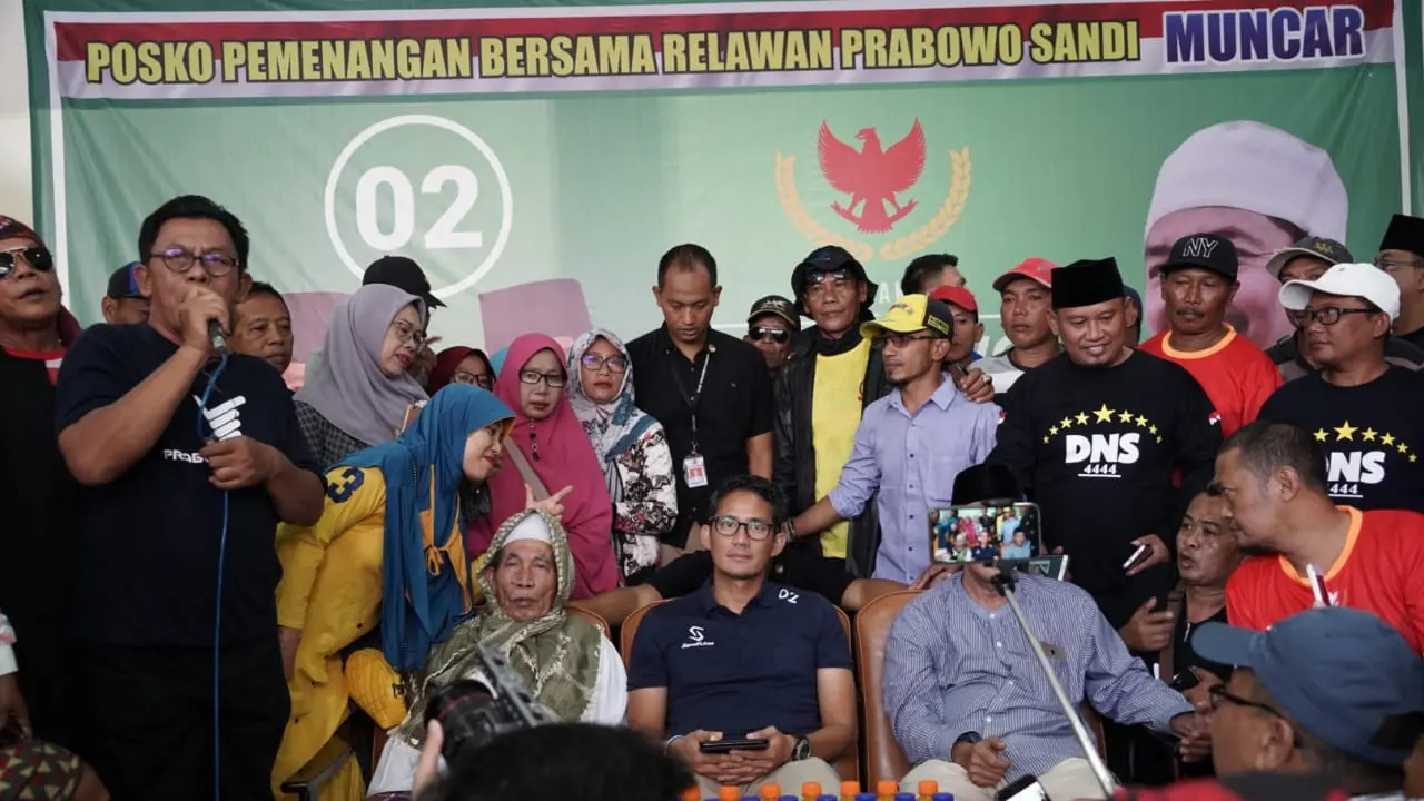 Cawapres nomor urut 02 Sandiaga Uno. (Merdeka.com)