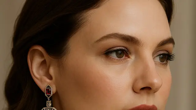 Ruby Earrings
