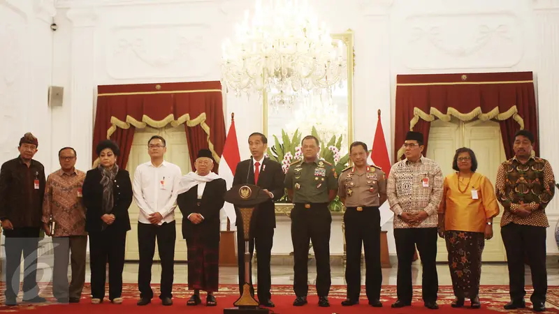 Jokowi Bertemu dengan Delapan Tokoh Lintas Agama