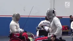 Meski baru pertama tampil Indonesia menargetkan medali emas untuk cabang anggar di Asian Para Games 2018