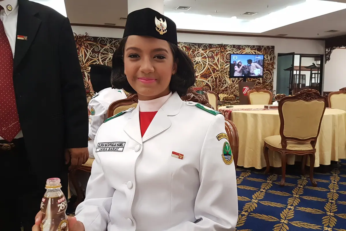 Gloria Natapradja Hamel Bersiap Ikut Paskibraka