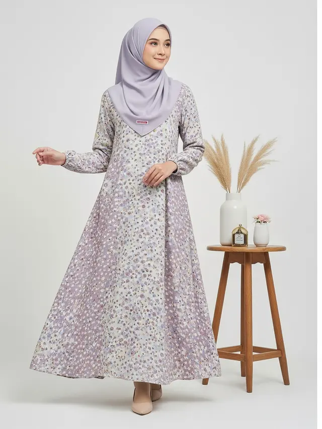 Model Gamis Ramadhan Simple yang Bakal Ngetren untuk Bukber 2026 (Image by Gemini AI)