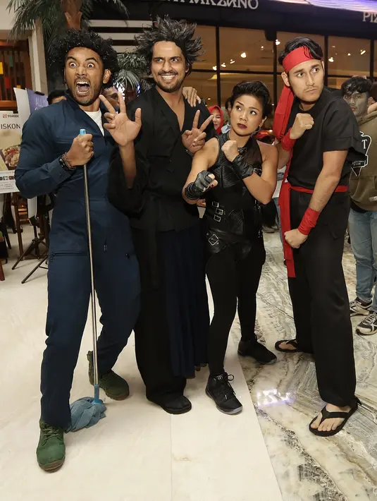 "Ini kerja keras tim Anggi (Umbara Brothers) dan semua pemain. Banyak waktu kita habiskan dan dikerjakan dengan serius. Semoga film ini bisa menghibur," tandasnya. (Bambang E. Ros/Bintang.com)