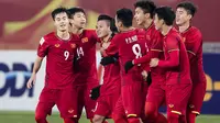 Timnas Vietnam U-23 di Piala AFC U-23 2018. (Bola.com/Dok. AFC)