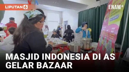 VIDEO: Galang Dana Ramadan, Masjid Komunitas Indonesia Gelar Bazaar
