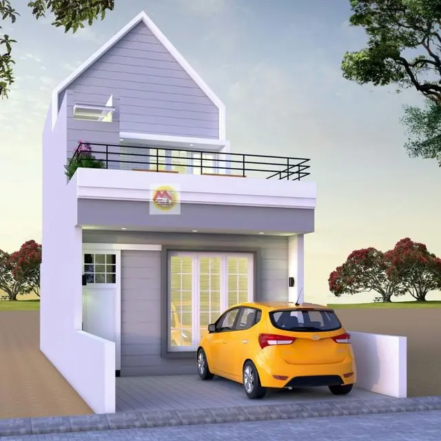 Rumah Putih Minimalis Type 36