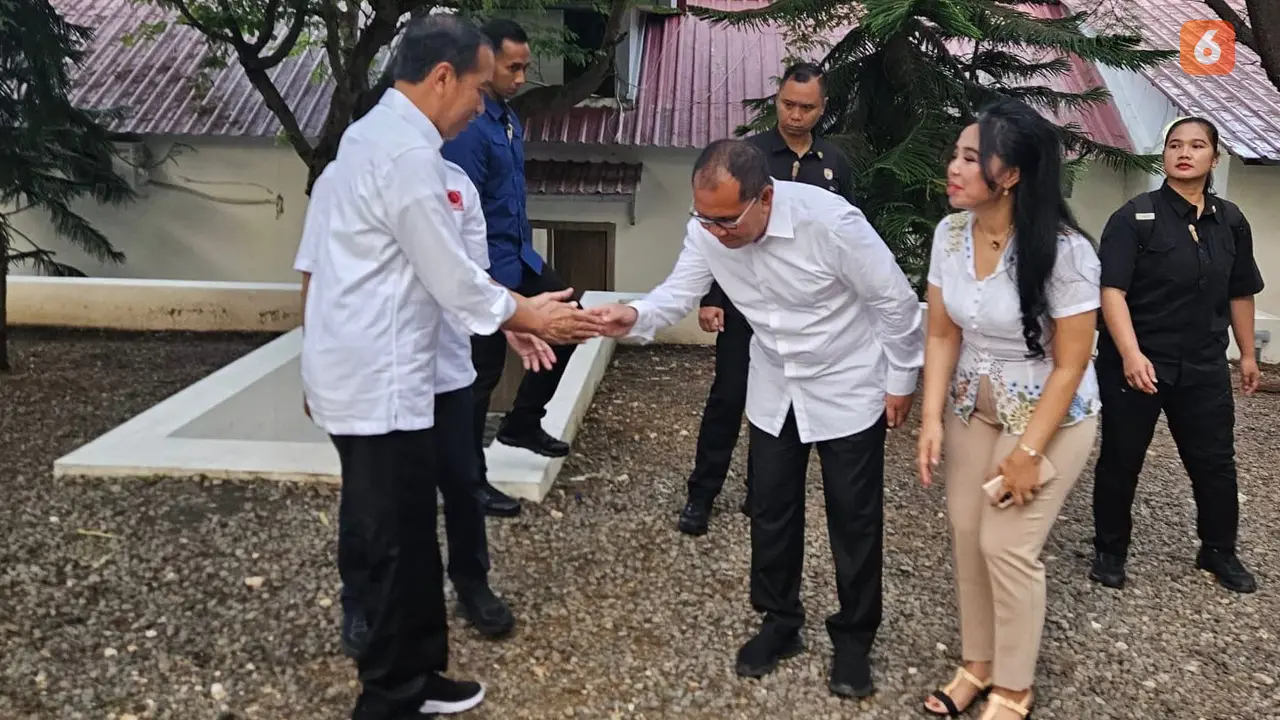 Presiden Jokowi bertemu Danny Pomanto (Liputan6.com/Istimewa)