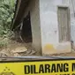 Rumah rusak berat dilanda longsor Jingkang, Purbalingga, Kamis malam (22/2/2018). (Foto: Liputan6.com/BPBD/Muhamad Ridlo)