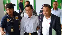 Mantan Gubernur Bengkulu Junaidi Hamsyah divonis pidana penjara 1 tahun 7 bulan dan dinyatakan terbukti melakukan korupsi di RSUD M Yunus Bengkulu (Liputan6.com/Yuliardi Hardjo)