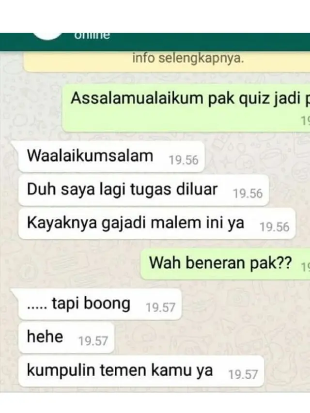 Obrolan Mahasiswa Saat Mengingatkan Dosen Ini Bikin Deg Degan