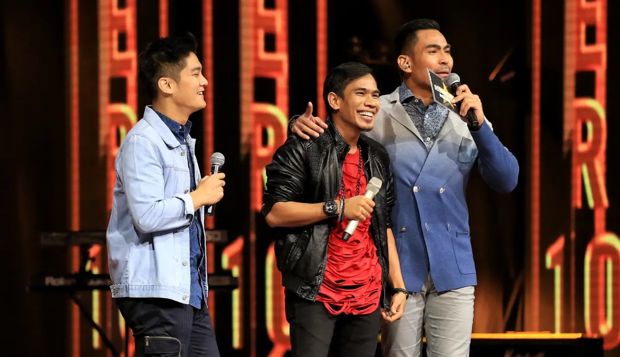 Sedikit saran dari Judika yang memiliki suara hampir sama dengan Fazrun. Teriakan kasar dan kental menjadi ciri khas tersendiri bagi Fazrun. (Adrian Putra/Bintang.com)