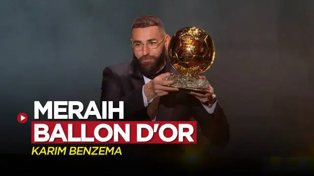 Berita video Karim Benzema mengungkapkan panutannya, yaitu Zinedine Zidane dan Ronaldo, setelah meraih Ballon d'Or 2022.