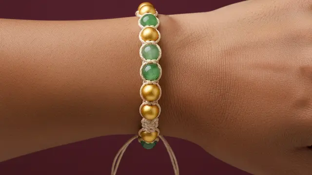 Model Gelang Emas Tali Kombinasi untuk Wanita 50 Tahun by Gemini