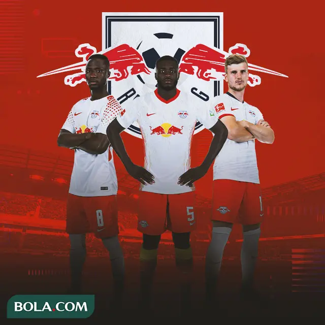 RB Leipzig - Naby Keita, Dayot Upamecano, Timo Werner