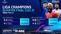 Saksikan Liga Champions 2022/2023 Babak Perempat Final Leg Kedua di Vidio
