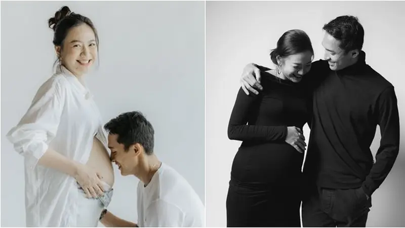 6 Potret Maternity Shoot Shanju, Ditemani Jonatan Christie Sebelum ke Paris