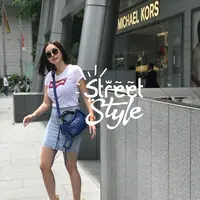 Street style Aura Kasih. (Instagram/aurakasih)