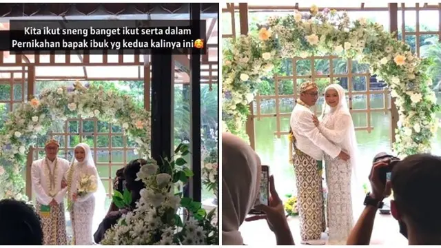 Viral Pasangan Ini Menikah Lagi Usai Cerai 6 Tahun Lalu, Sang Anak Turut Mendampingi