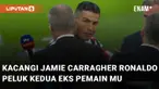 Momen tak terduga sebelum pertandingan Liga Inggris Manchester United melawan Liverpool mengundang perhatian