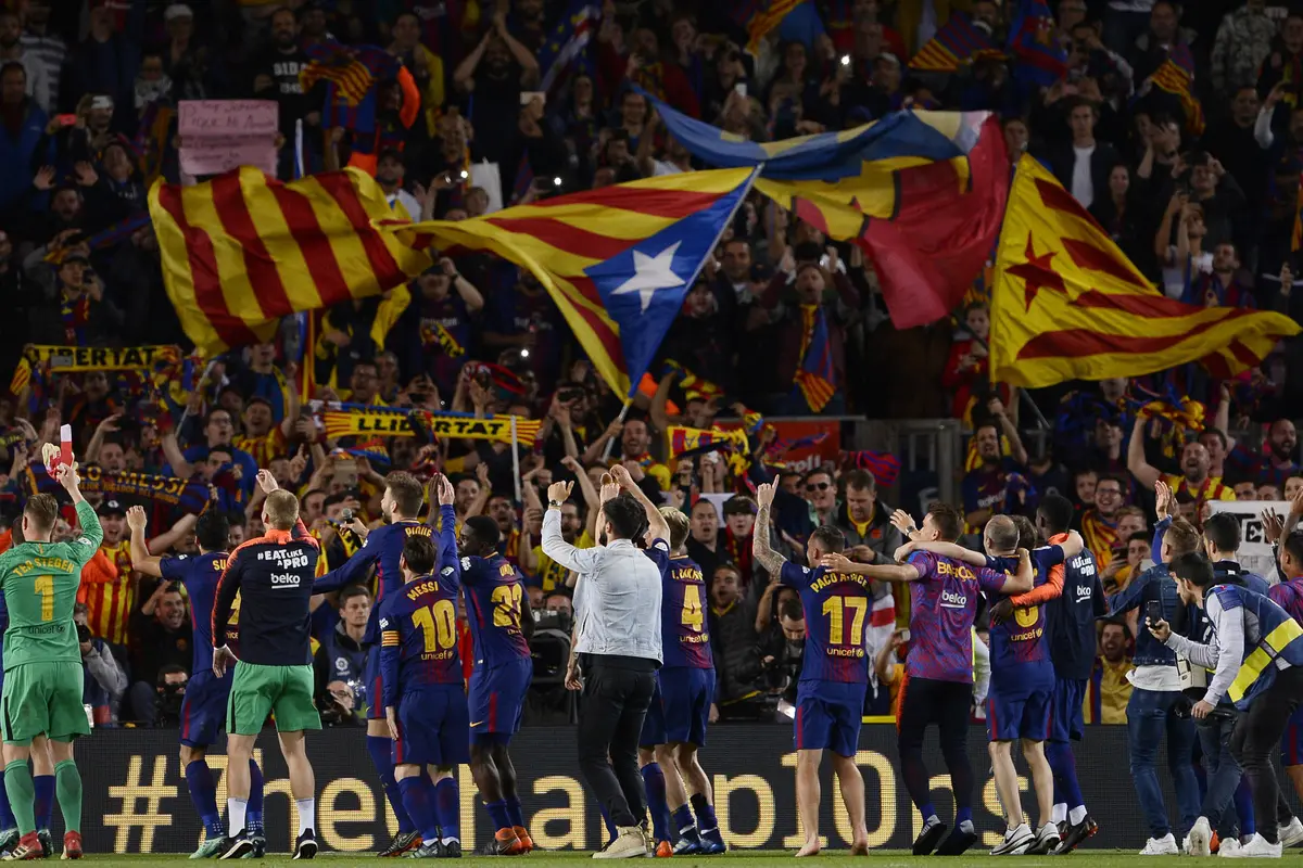 FOTO: Real Madrid Tahan Barcelona di Stadion Camp Nou