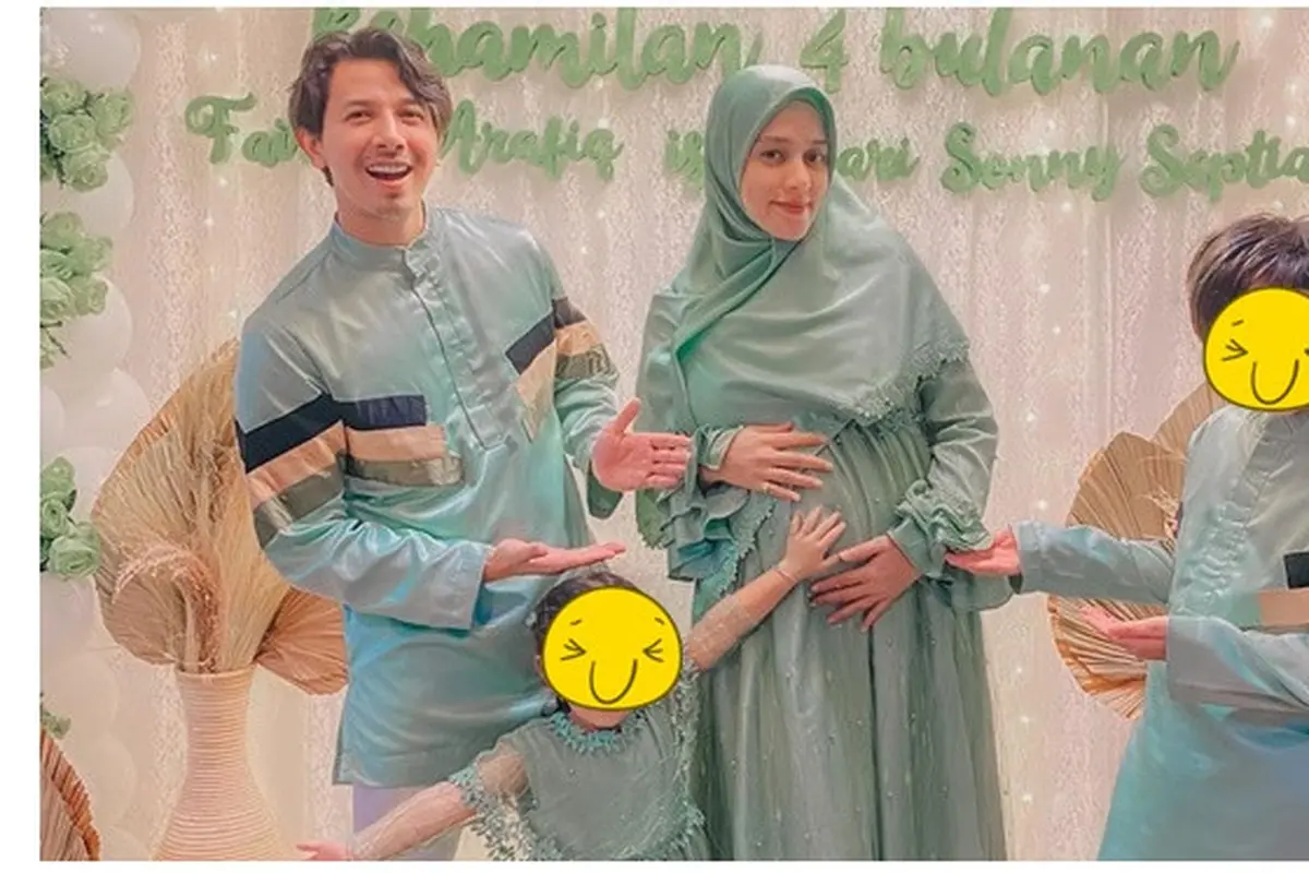 6 Momen Tasyakuran Empat Bulan Kehamilan Fairuz A Rafiq, Menangis Haru