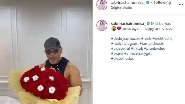 Deddy Corbuzier - Sabrina Chairunnisa (Foto: Instagram/@sabrinachairunnisa_)