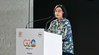 Menteri Keuangan (Menkeu) Sri Mulyani Indrawati menghadiri side event G20 India terkait Infrastructure Investors Dialogue, di Ghandhinagar India. (akun instagram pribadinya @smindrawati)