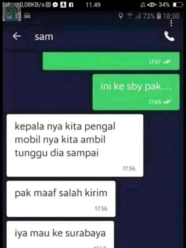 6 Chat Ojol Salah Kirim Ini Bikin Tepuk Jidat, Penumpang Jadi Bingung