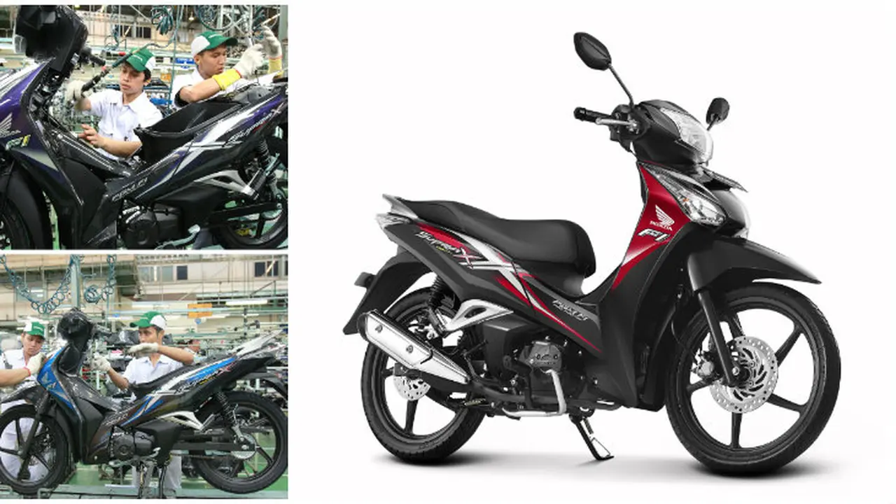 AHM Luncurkan Corak Baru Honda Supra X 125 Helm In PGM-FI