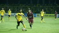 Barito Putera menahan 2-2 PSM pada laga di Stadion 17 Mei, Banjarmasin, Minggu (29/10/2017). (Bola.com/Abdi Satria)