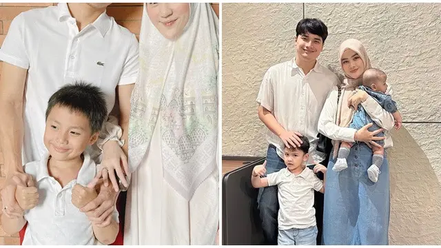6 Potret Larissa Chou – Ikram Rosadi dan Alvin Faiz – Henny Rahman, Romantis