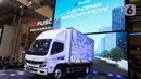 Truk listrik eCanter juga dilengkapi dengan fitur keamanan yang terbilang canggih, seperti Electronic Stability Program. (Liputan6.com/Angga Yuniar)