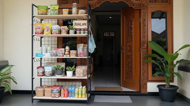 Inspirasi Area Jualan Rumahan yang Fleksibel dan Mudah Dipindah