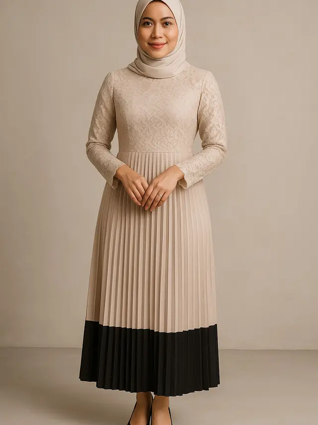 Inspirasi Dress Brokat Elegan yang Jauh dari Kesan Jadul (Foto: ChatGPT)